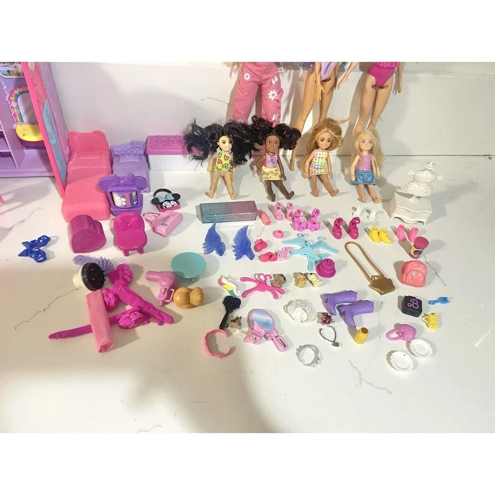 Lot‎ Of Barbie Dolls And Accessories
